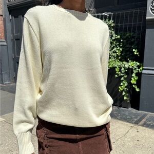 brandy melville ivory brianna sweater